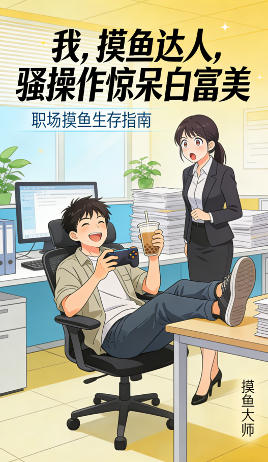 我，摸鱼达人，骚操作惊呆白富美