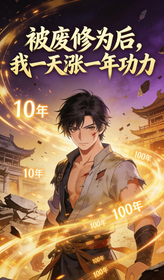 被废修为后，我一天涨一年功力