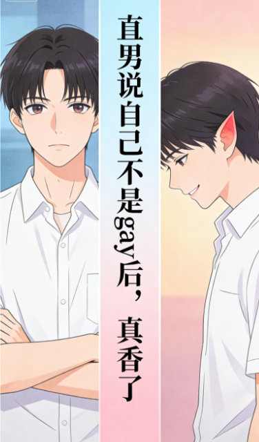 直男说自己不是gay后，真香了