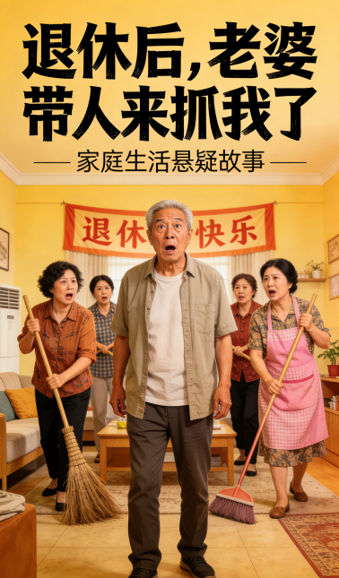 退休后，老婆带人来抓我了