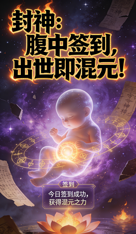 封神：腹中签到，出世即混元！