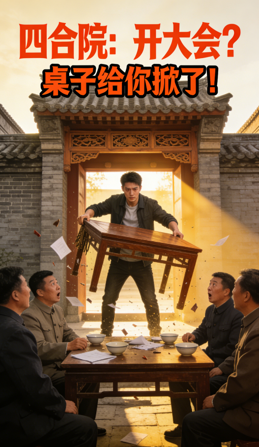 四合院：开大会？桌子给你掀了！